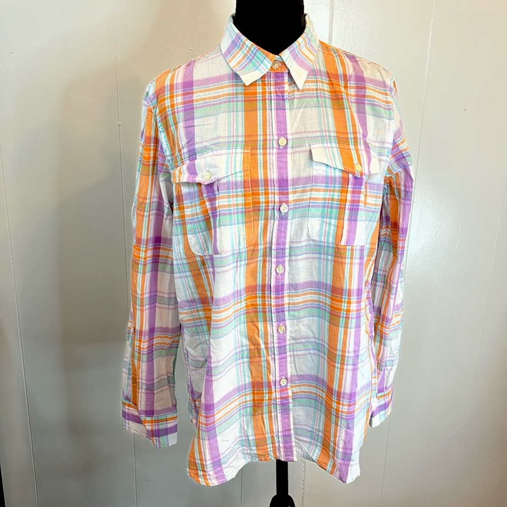 Lauren Ralph Lauren Long Sleeve  Women's Button Up - Large